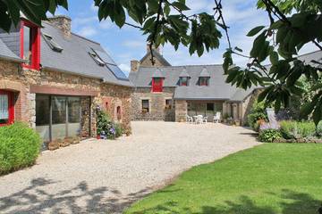 Chambre d’hôte pour 2 personnes, avec jardin à Le Faouët