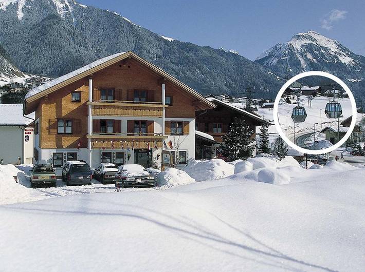Ferienwohnung für 3 Personen, mit Balkon und Terrasse sowie Garten und Sauna im Montafon - 2