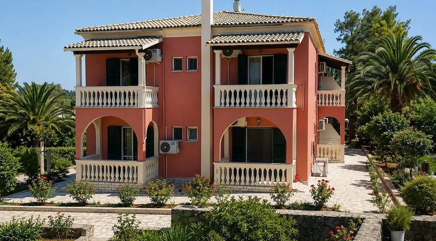 Maison d’hôte pour 4 personnes, avec balcon à Corfou - 3