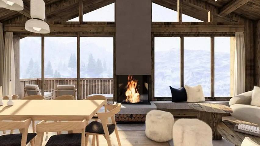 Gîte pour 14 personnes, avec Balcon dans Courchevel 1550 - 3