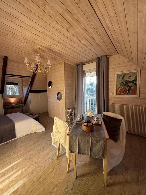 Gîte pour 2 personnes, avec jardin ainsi que terrasse et vue à Bonneville-la-Louvet - 4