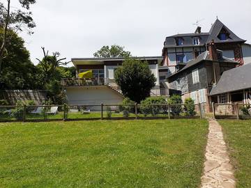 Chambre d’hôte pour 4 personnes, avec jardin et vue sur le lac à Honfleur