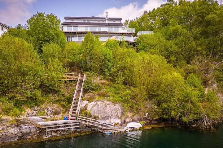 Ferienhaus für 7 Personen, mit Sauna und Garten sowie Balkon und Ausblick in Fjell