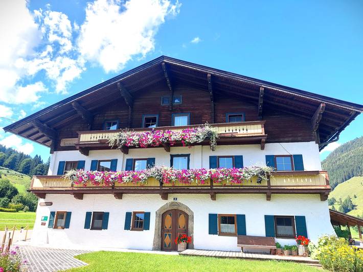 Ferienwohnung für 6 Personen, mit Balkon und Terrasse sowie Garten in Hochfilzen