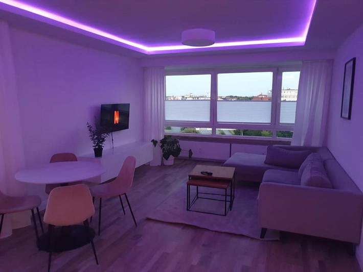 Ferienwohnung für 6 Personen, mit Balkon und Terrasse sowie Seeblick und Ausblick in Geestemünde - Nord