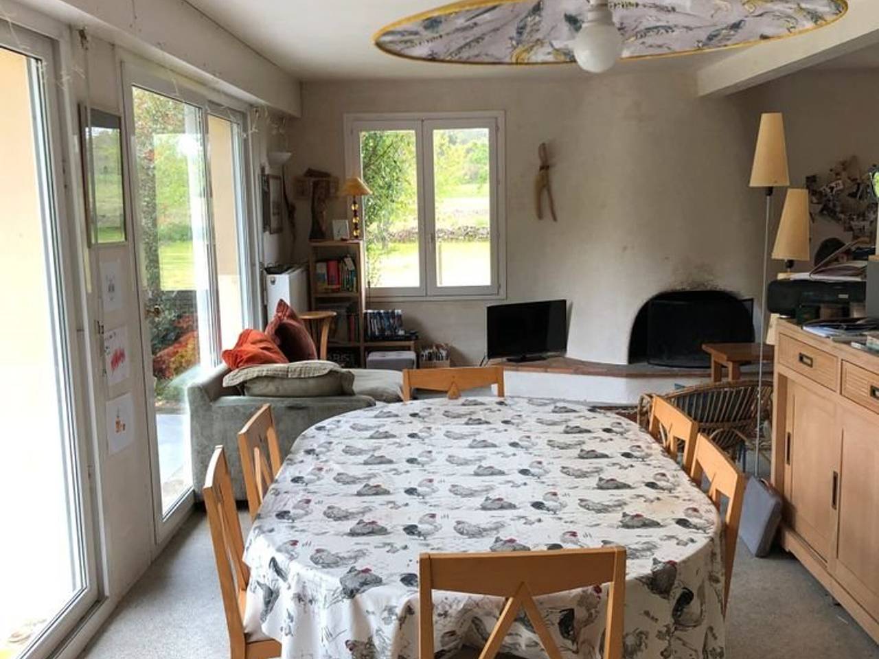 Großes Haus in Carnac, 5 Zimmer, großer Garten, Haustiere erlaubt, Parkplatz, nahe Strände in Carnac, Côte des Mégalithes