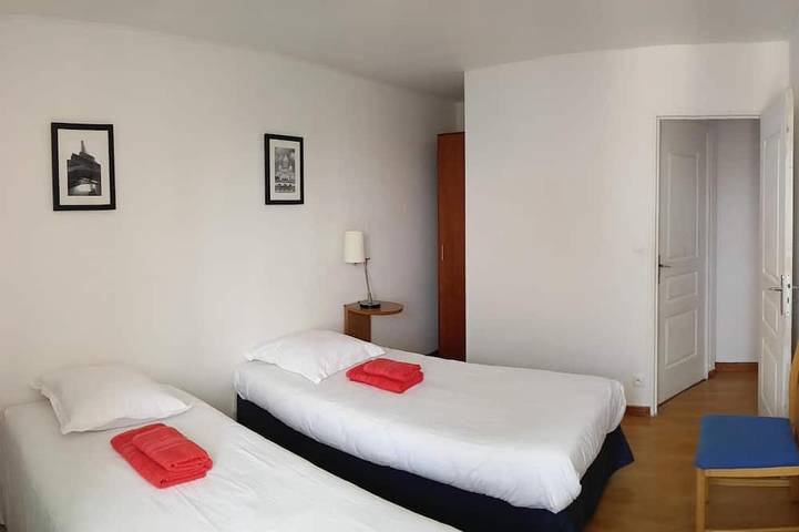 Maison 3 personnes, 2 chambres en centre ville. Tout confort in Oise