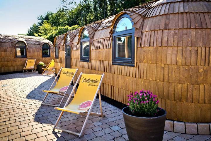 Ferienwohnung für 2 Personen, mit Terrasse und Garten sowie Sauna und Ausblick in Oybin