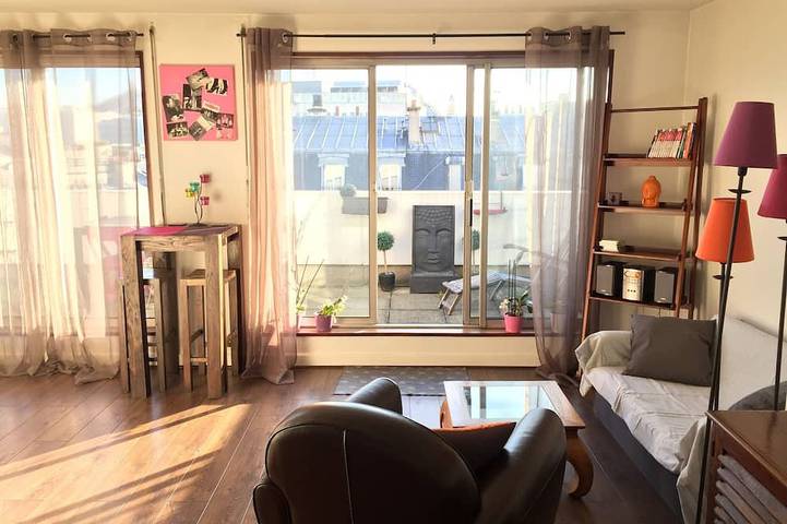 Gîte pour 2 personnes, avec terrasse dans Théâtre Mogador