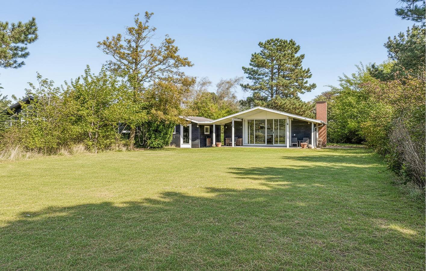Ferienhaus für 5 Personen mit Terrasse in Norsminde, Aarhus und Umgebung