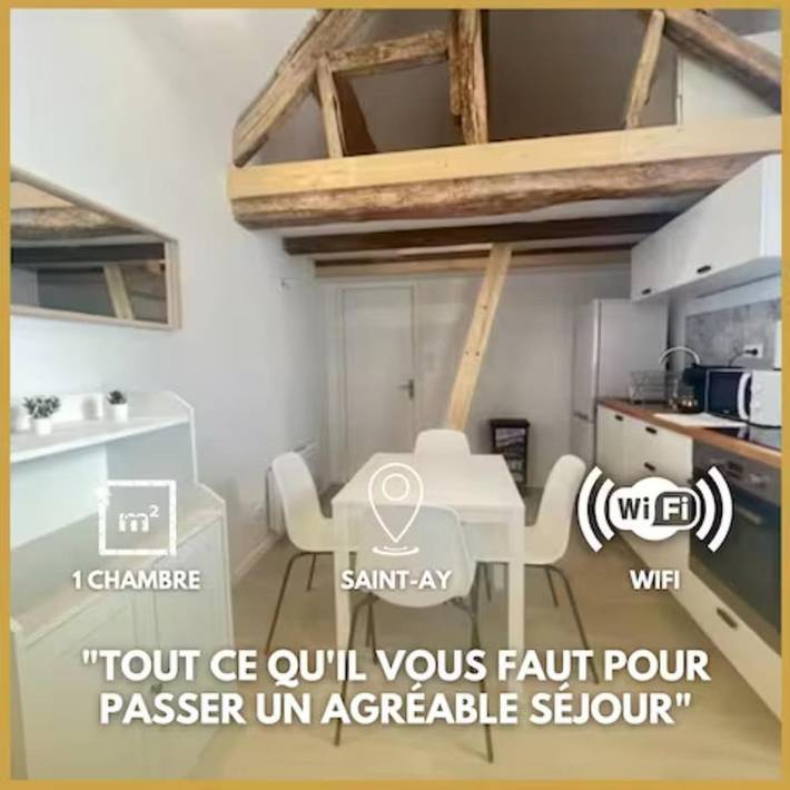 Gîte pour 6 personnes à Saint-Ay
