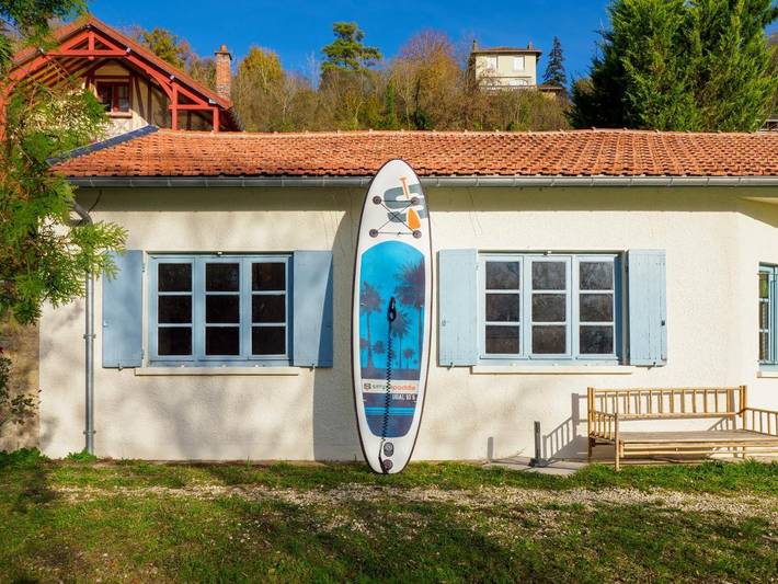 Maison de vacances pour 6 personnes, avec terrasse ainsi que vue et jardin