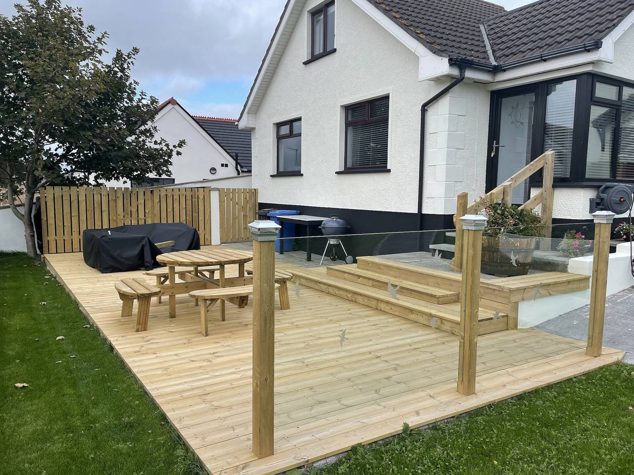 Ferienhaus für 6 Personen mit Terrasse in Grafschaft Down