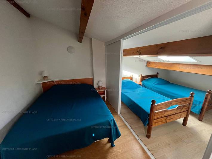 Ganze Ferienwohnung, Klimatisierter Pavillon in Residenz mit Swimmingpool – Narbonne Plage 4Bs14 in Narbonne Plage, Narbonne