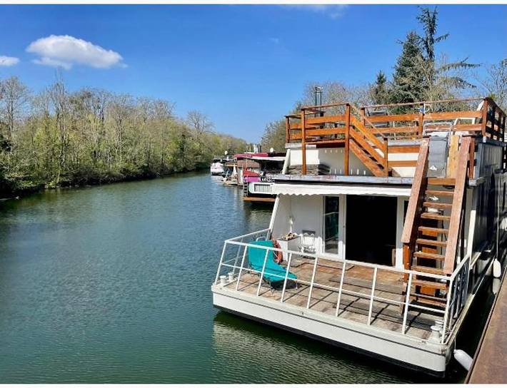 Bateau pour 6 personnes, avec terrasse ainsi que vue sur le lac et vue à Vigneux-sur-Seine - 4