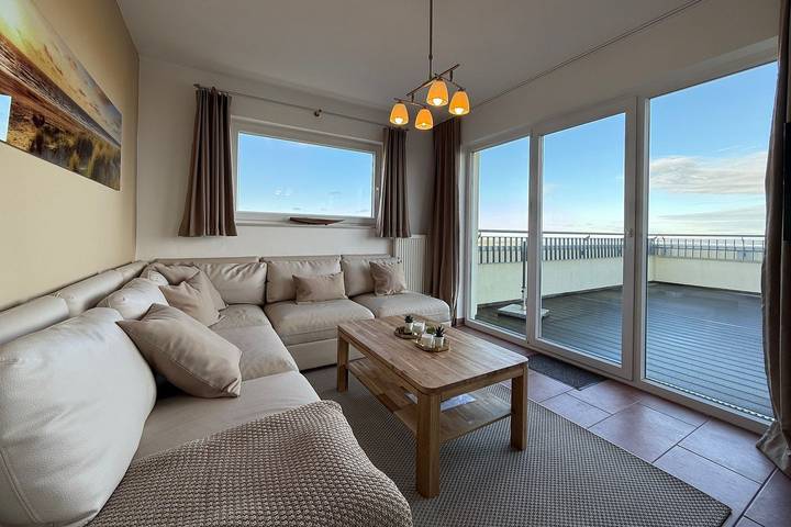 Ferienwohnung für 6 Personen, mit Balkon und Whirlpool sowie Terrasse und Sauna in Wangerland