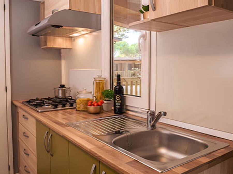 Orbetello Camping Village - Mobilheim 4 personen - Lodge Comfort Plus in Orbetello, Grosseto Provinz