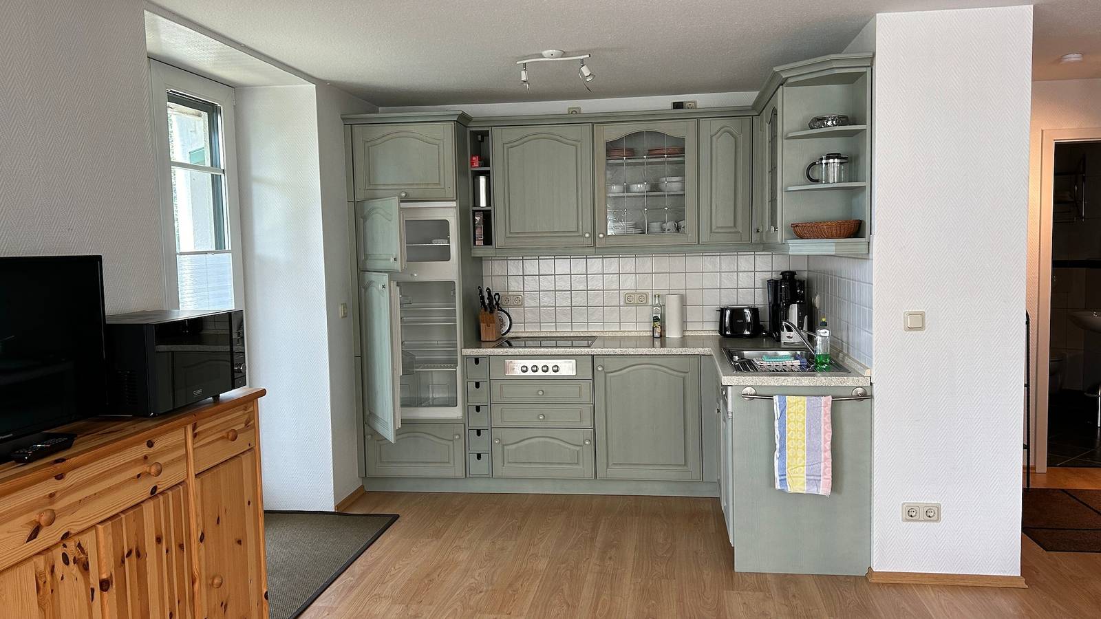 Ganzes Studio, Einzimmerapartment 'Wohnung 1' mit privater Terrasse und Wi-Fi in Oberhof, Rennsteig