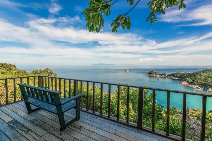 Station pour 2 personnes, avec terrasse et vue dans Koh Tao - 3