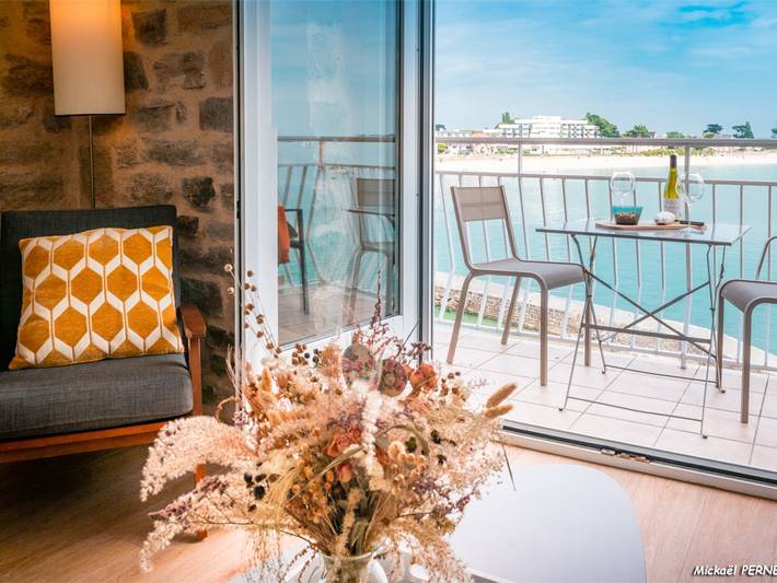 Gîte pour 2 personnes, avec Balcon dans Plage Toulhars