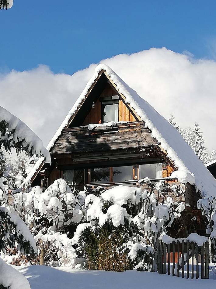 Chalet für 5 Personen, mit Balkon und Garten