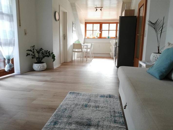 Ferienwohnung für 4 Personen, mit Balkon und Terrasse sowie Garten und Ausblick in Landkreis Landshut