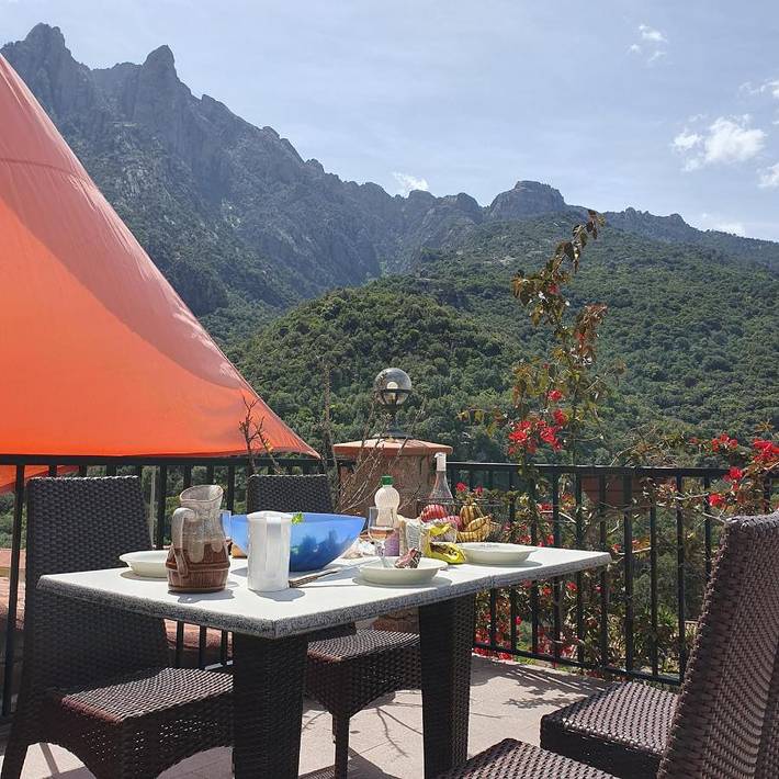 Appartement de vacances pour 4 personnes, avec Terrasse et Vue