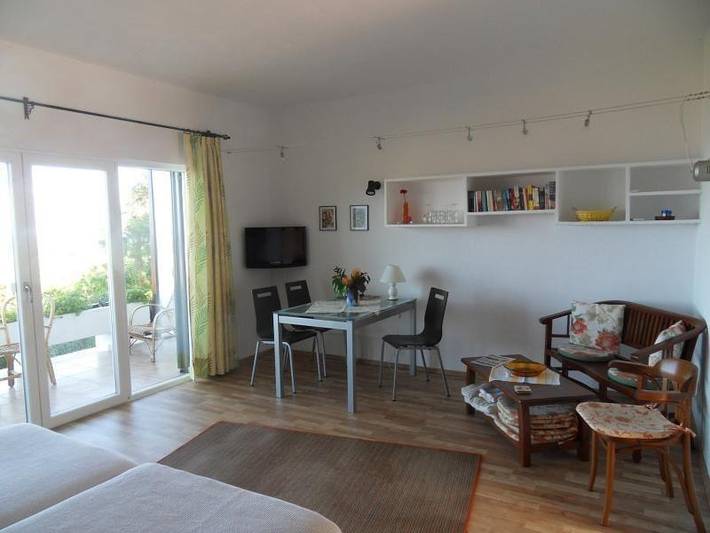 Villa for 2 people, with yard and pool as well as view and balcony, with pets in La Palma