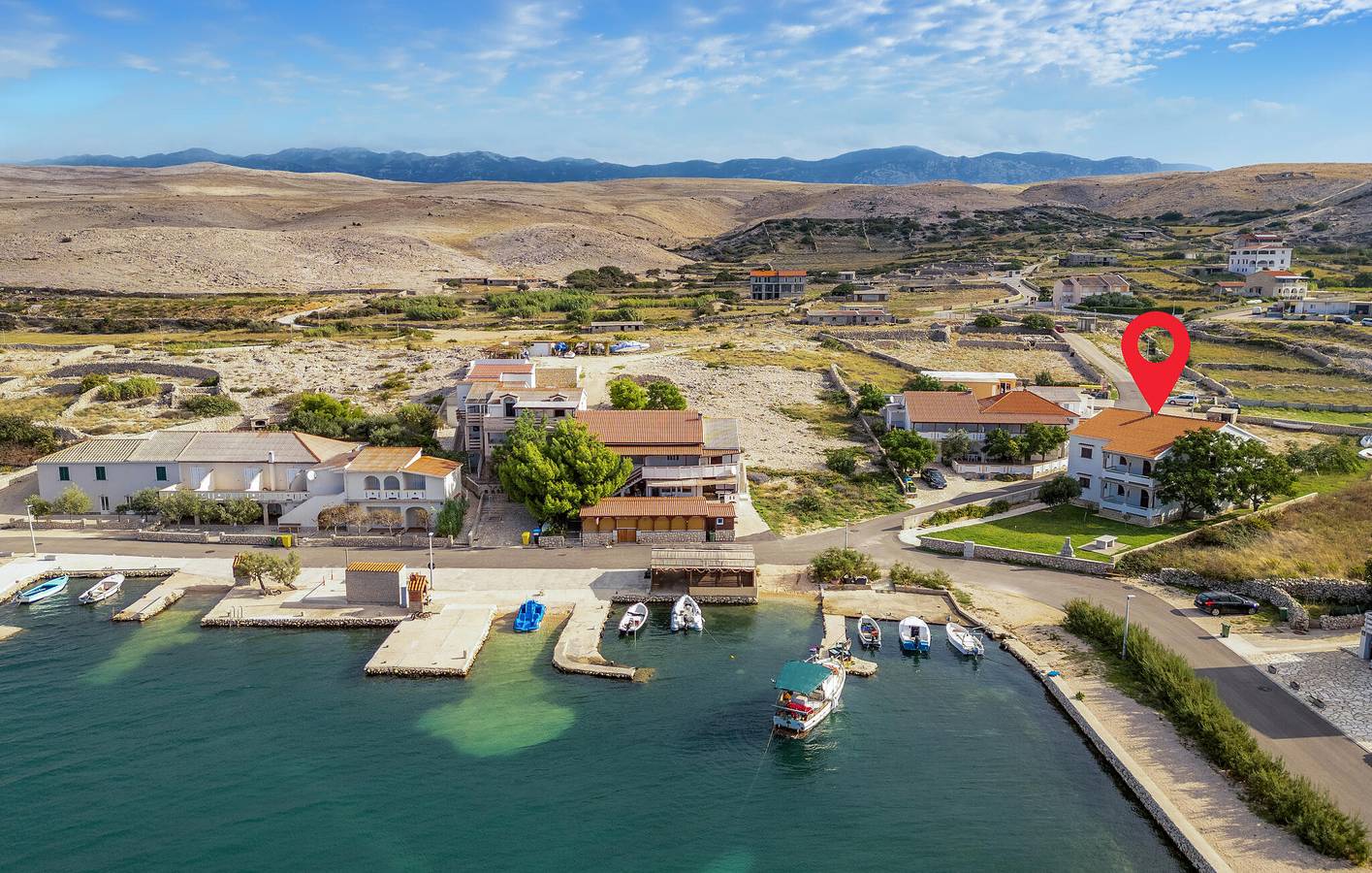 Apartamento vacacional entero, Apartamento de vacaciones para 2 personas con terraza in Kustići, Pag