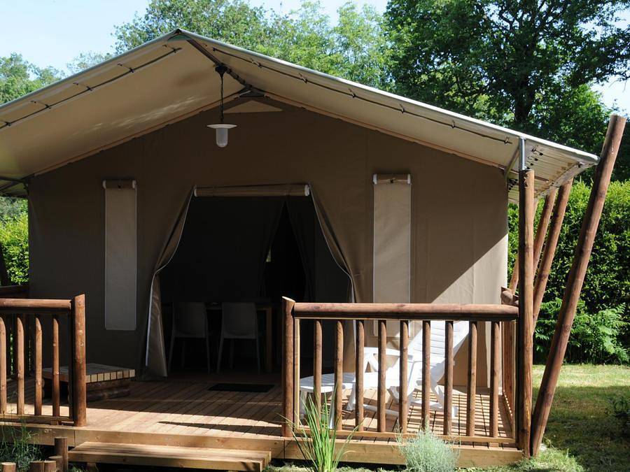 Flower Camping La Blanche Hermine - Zelt 5 personen - Lodge Hoedic Confort ohne Sanitäranlagen in Noyal-Muzillac, Côte des Mégalithes