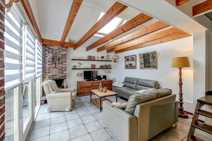 Chalet für 5 Personen, mit Balkon/Terrasse und Terrasse sowie Garten in Callantsoog