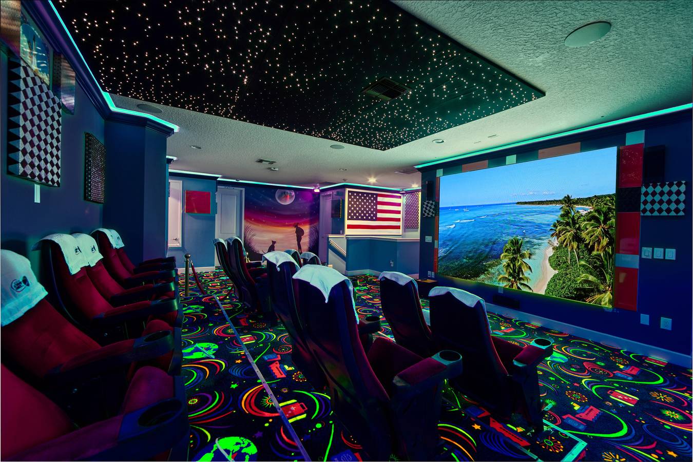 Wonderfull World Bowling Alley Home, Orlando Mansion 6228 in Kissimmee, Osceola County