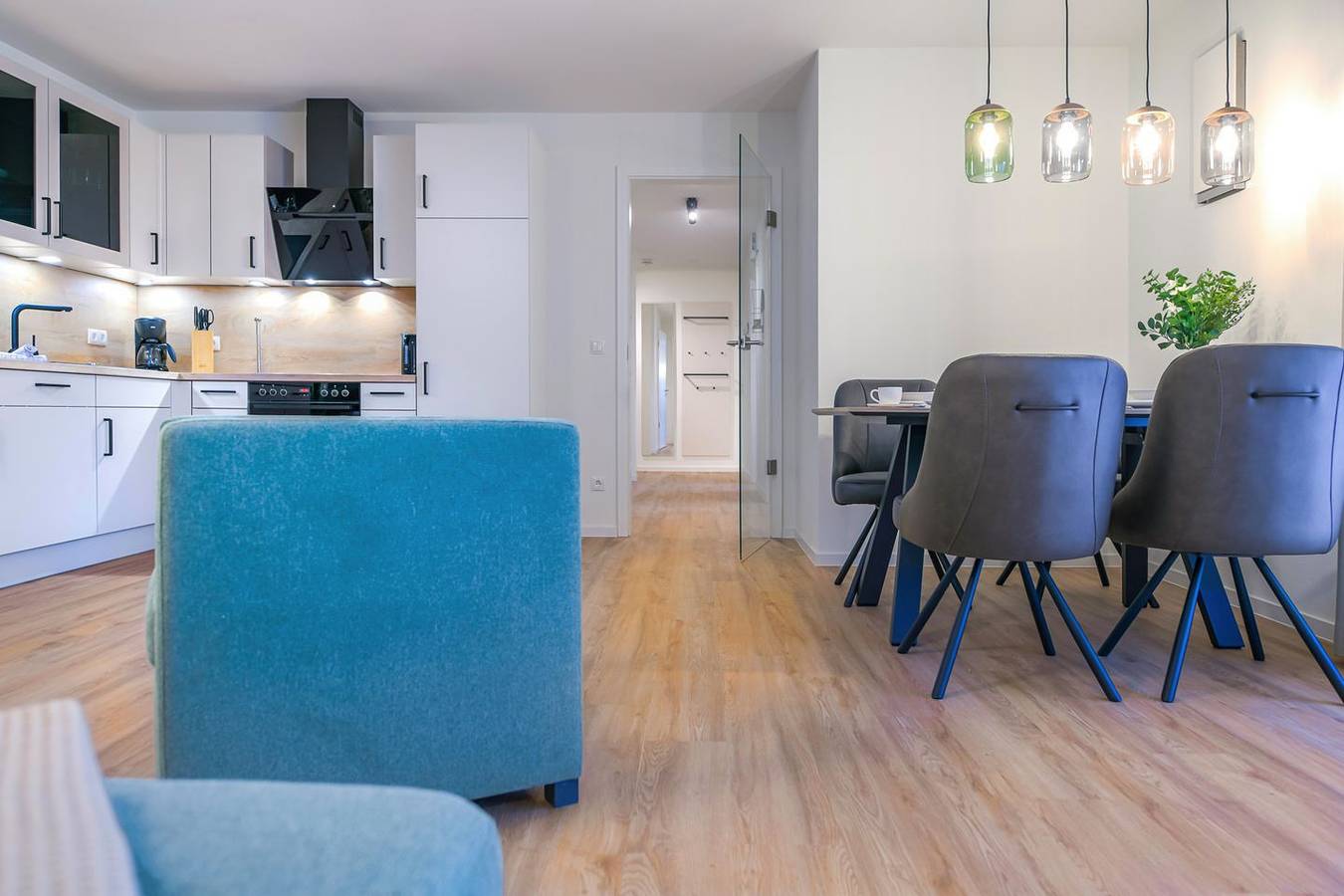 Hel lejlighed, Seestraße 8/4 - "Lütt Mööv" – Modern. Ruhig. Strandnah. Sauna. Terrasse. in Kellenhusen (Østholsten), Kreis Østholsten