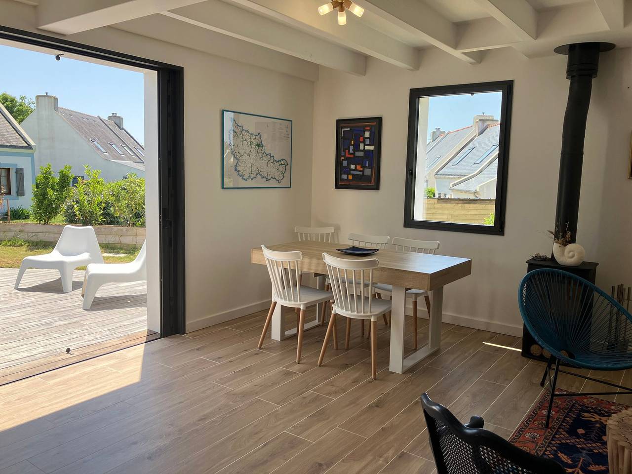 Maison indépendante à Pouldon, proche plage, 4 chambres, jardin in Locmaria, Côte des Mégalithes
