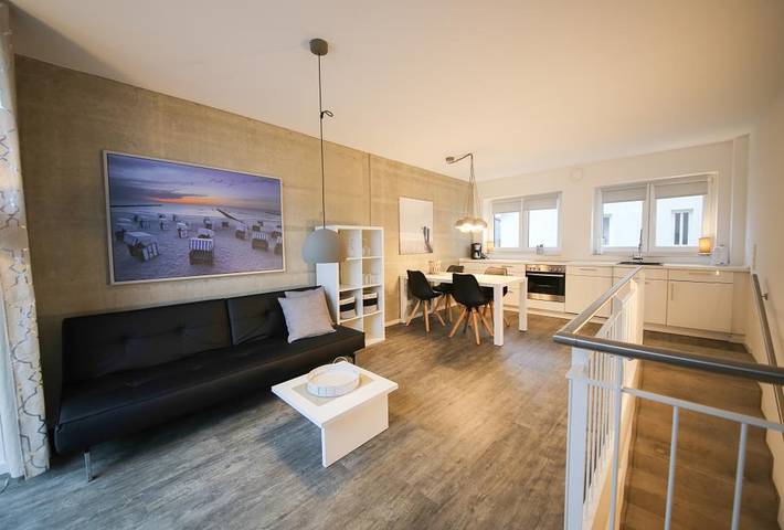 Ferienwohnung für 3 Personen, mit Balkon und Meerblick in Niendorf