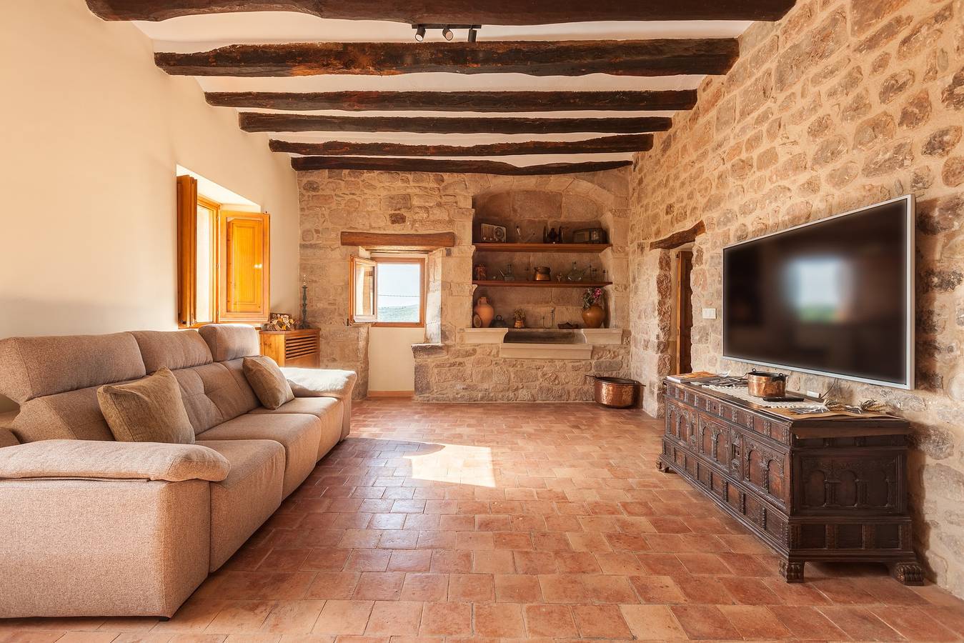 "Masia Can Pla" mit Pool und Wlan in Sant Mateu de Bages, Pla de Bages DO