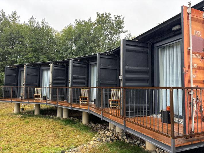 Ferienwohnung für 3 Personen, mit Balkon und Garten