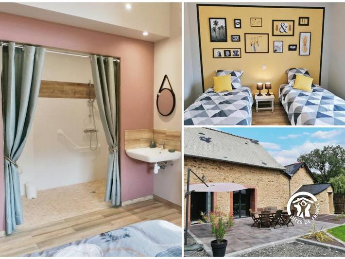 Maison de vacances pour 6 personnes, avec Terrasse et Jardin