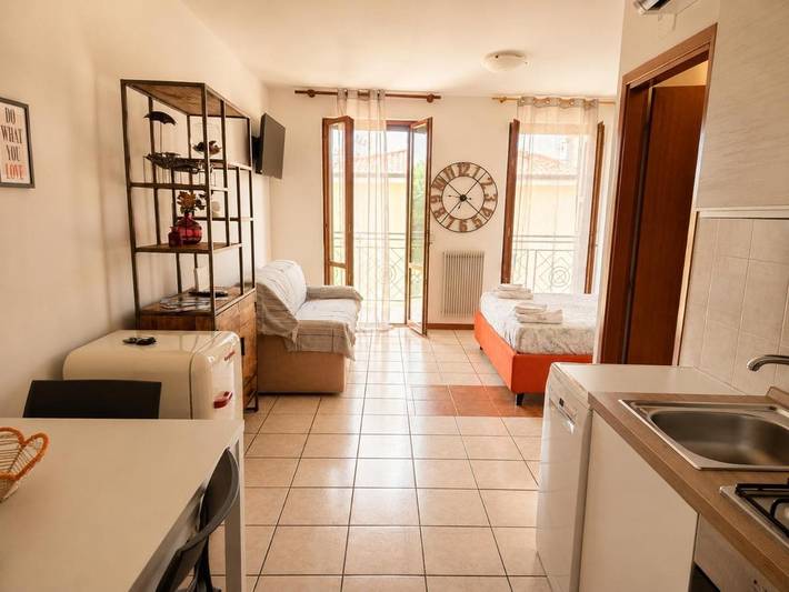 Ferienwohnung für 3 Personen, mit Balkon und Ausblick