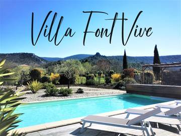 Chambre d’hôte pour 2 personnes, avec piscine et jardin à Grospierres