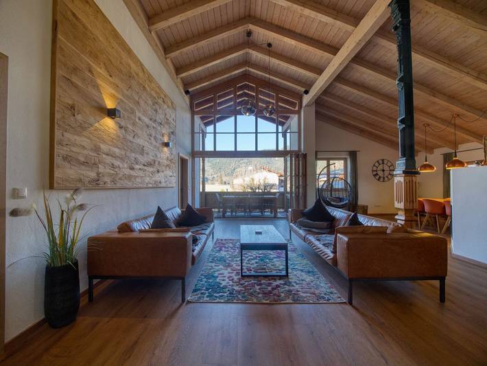 Hütte für 8 Personen, mit Whirlpool und Sauna sowie Balkon im Berchtesgadener Land