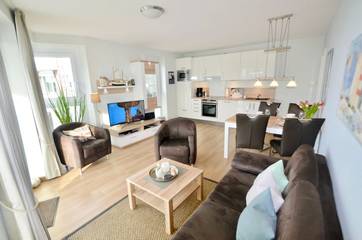 Ferienwohnung für 4 Personen, mit Balkon an der Wurster Nordseeküste