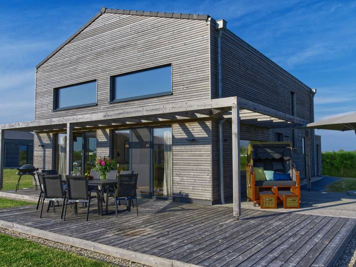 (18) Gud Jard Chalet Leuchtfeuer, Kat. Traumblick - Designferienhaus Leuchtfeuer (18) mit exklusiver Ausstattung in Nordfriesische Inseln (Schleswig-Holstein) (Schleswig-Holstein), Pellworm
