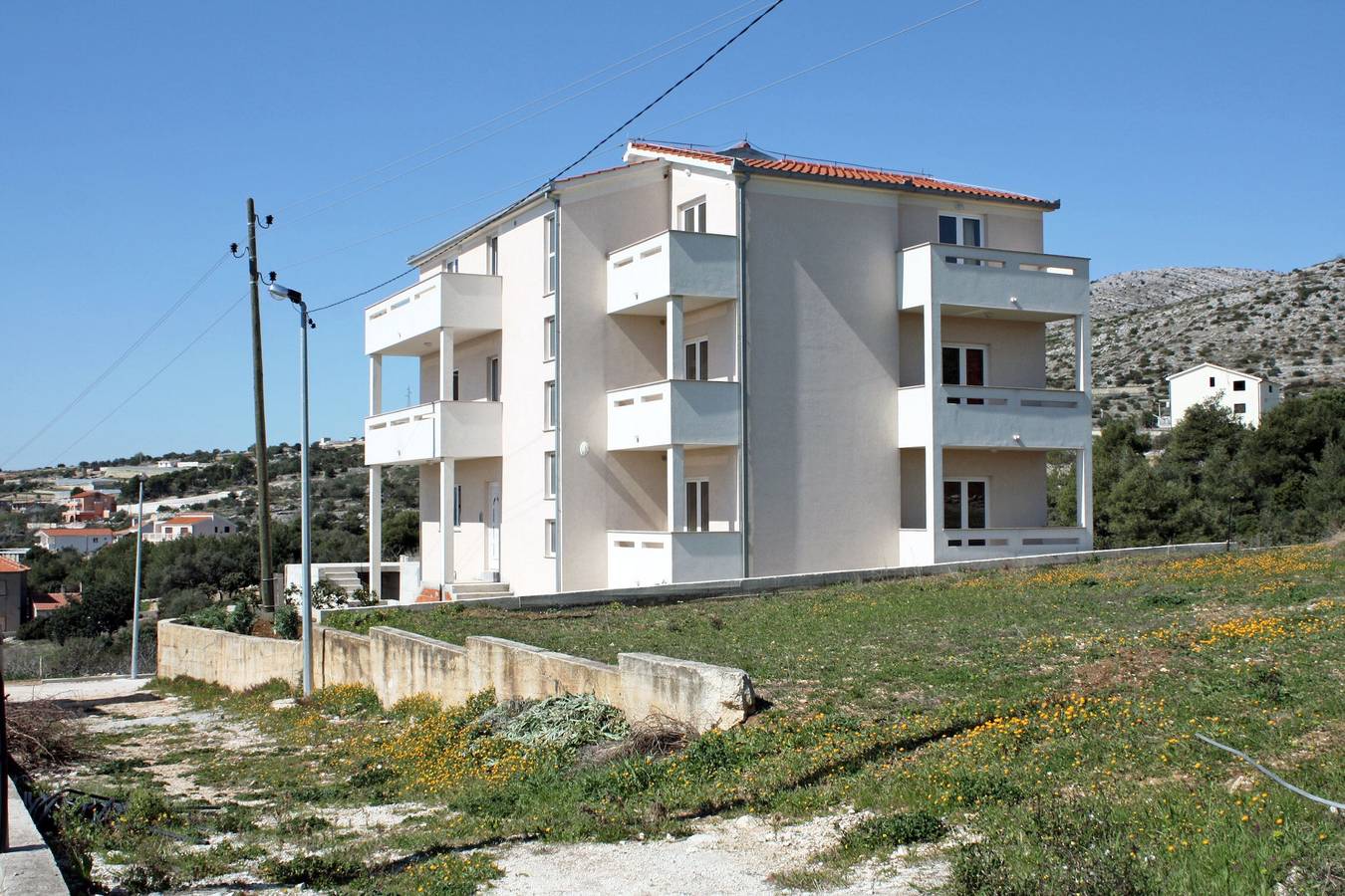 Entire apartment, One bedroom apartment with balcony and sea view Seget Vranjica, Trogir A-4870-c in Seget Vranjica, Split-Dalmatia