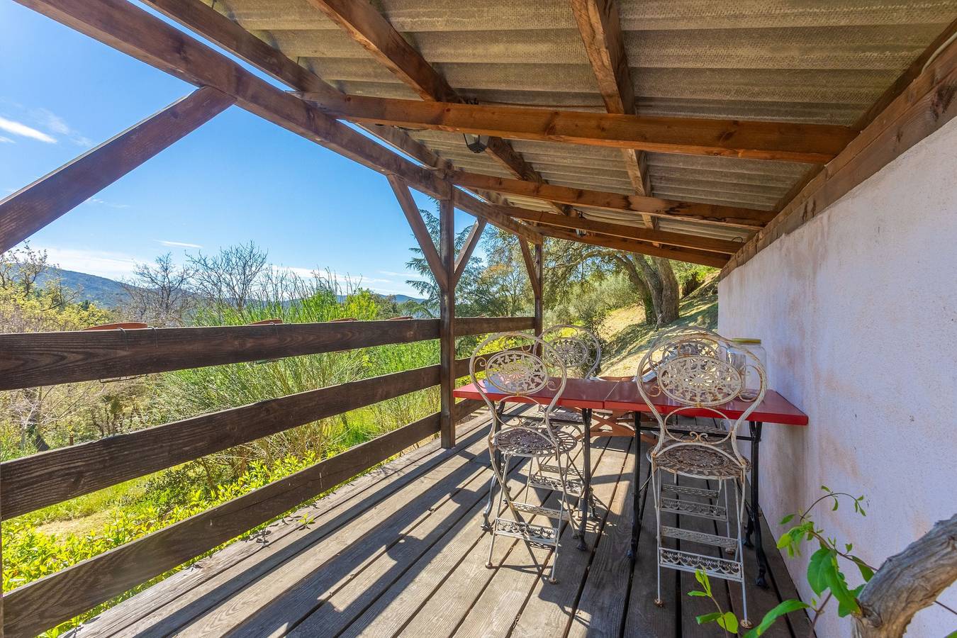 Maison de vacances « La Fenière » avec vue sur la montagne, terrasse privée et Wi-Fi in Collobrières, Côte méditerranéenne (France)
