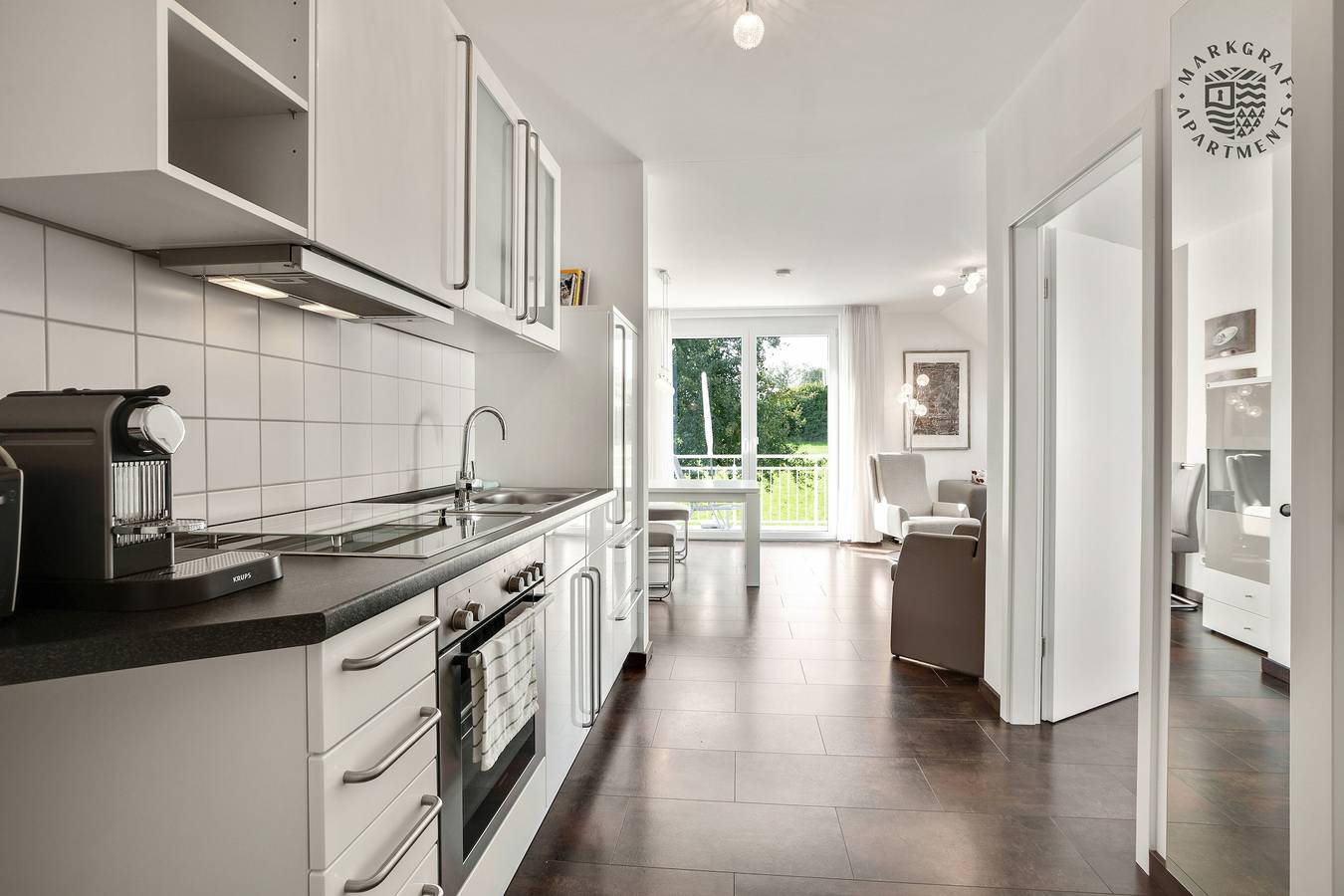 Ganze Wohnung, Apartment 4-09 Vita Therme Studio in Bad Bellingen mit Wlan und Außenbereich in Bad Bellingen, Südschwarzwald