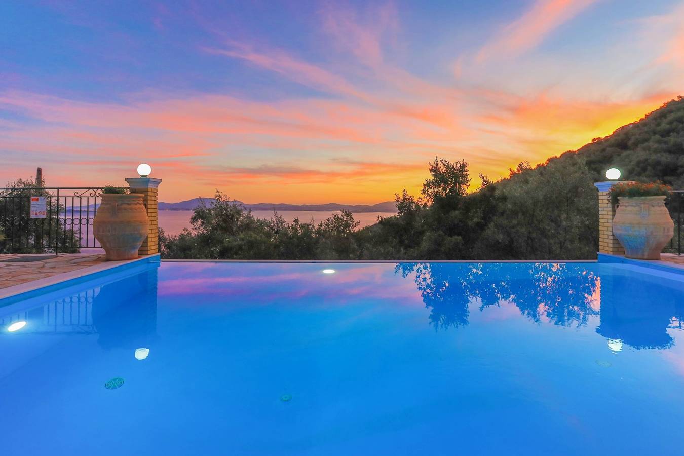 Villa Kefalaki: Superb view, private pool in Nissaki, Korfu
