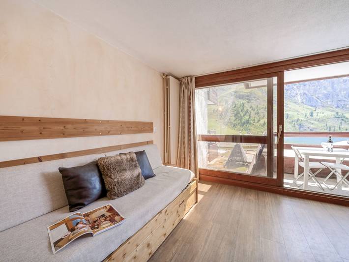 Gîte pour 4 personnes, avec vue sur le lac et balcon à Tignes - 3