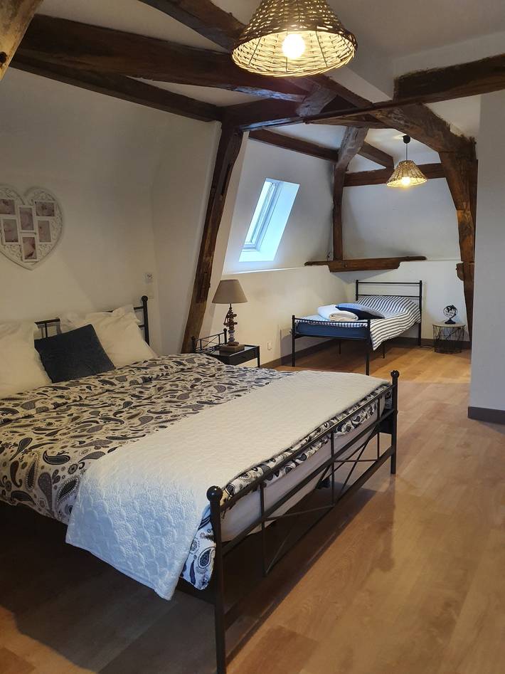 Chambre avec petit déjeuner pour 3 personnes, animaux acceptés dans Orne - 2