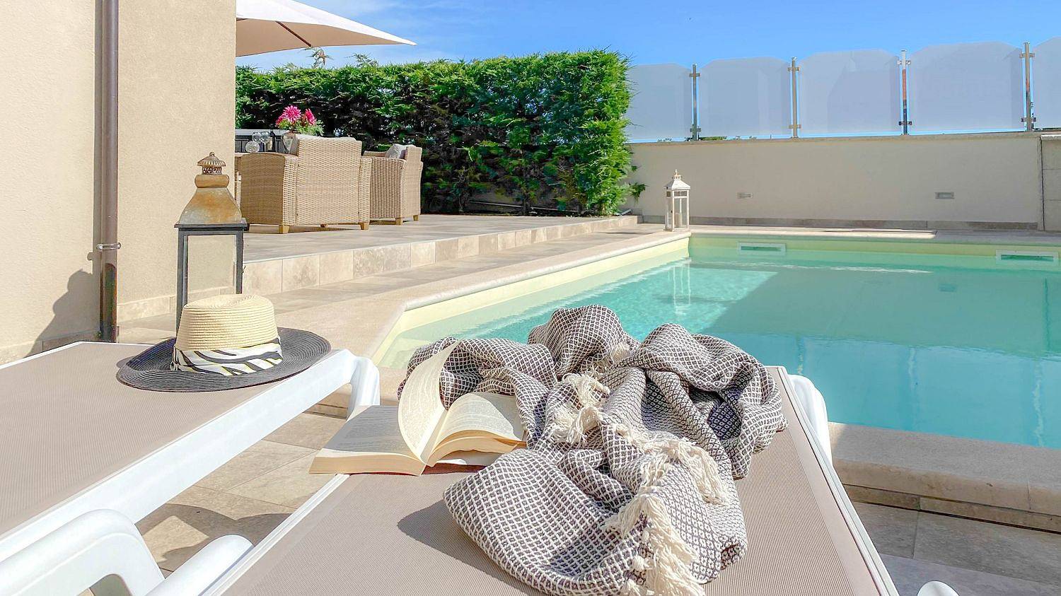 Traumhafte Casa mit zwei Grill, Privatpool, Waschmaschine, Trockner in Mareda, Umag und Umgebung